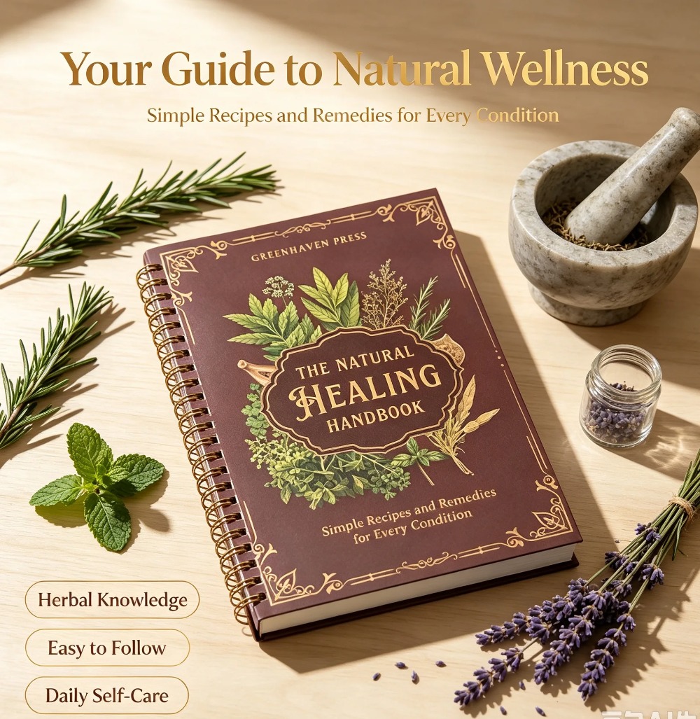 Herbal Wellness Guide - คู่มือการรักษาตามธรรมชาติ หนังสือแนะนำการรักษาด้วยสมุนไพรธรรมชาติ หนังสือสูตรการรักษาเพื่อสุขภาพในครัวเรือน